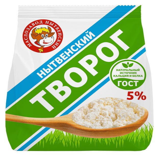 

Творог Маслозавод Нытвенский рассыпчатый 5% 175 г