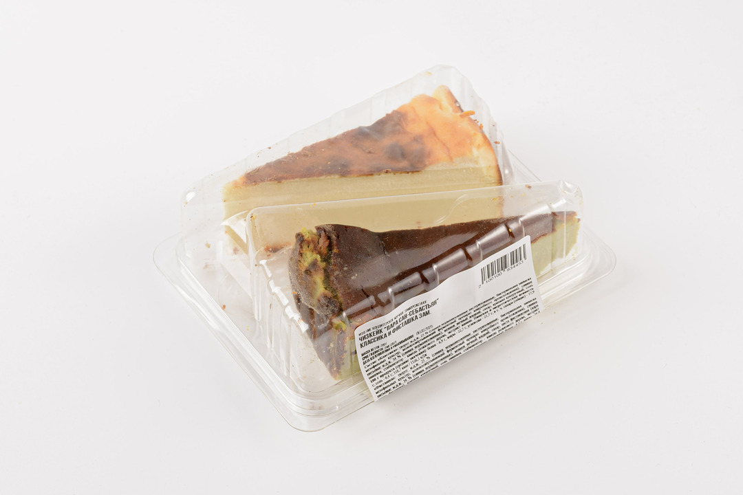 

Чизкейк Пара Сан-Себастьян классика и фисташка заморозка 2 шт. 200 г