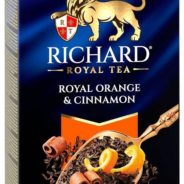 Чай в пакетиках Richard Royal Orange & Cinnamon 25 саше, 50г
