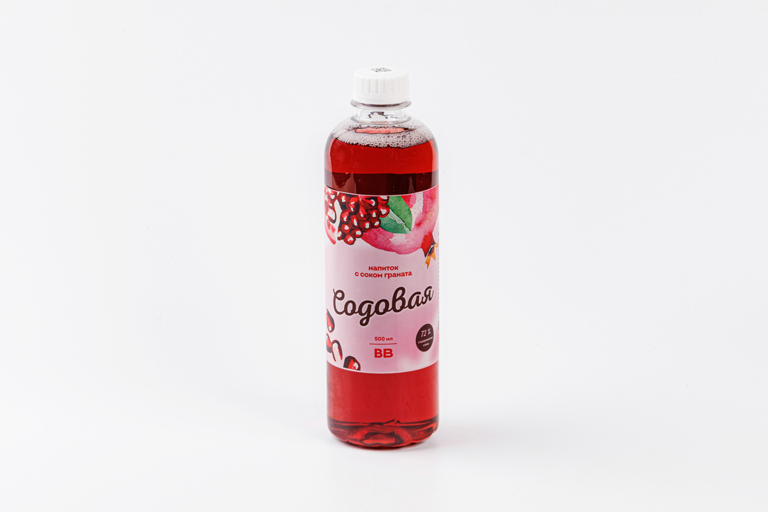 

Напиток ВкусВилл Содовая с соком граната 0,5 л