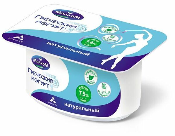 Йогурт греческий Молком 4%, 120г