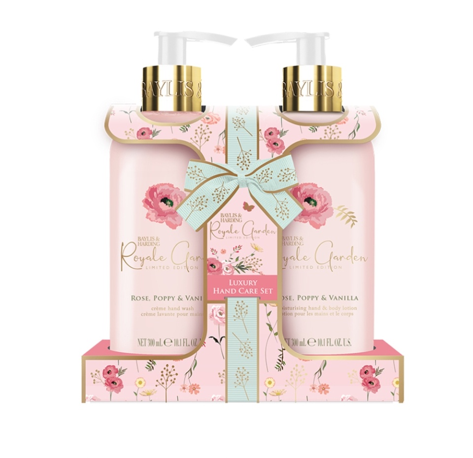 

Набор Baylis&Harding Royale Garden Luxury Hand Care Set жидкое крем-мыло для рук 300 мл, лосьон для тела и рук 300 мл