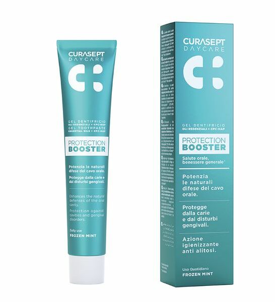 Зубная паста CURASEPT DAYCARE BOOSTER Frozen Mint 75мл, Италия