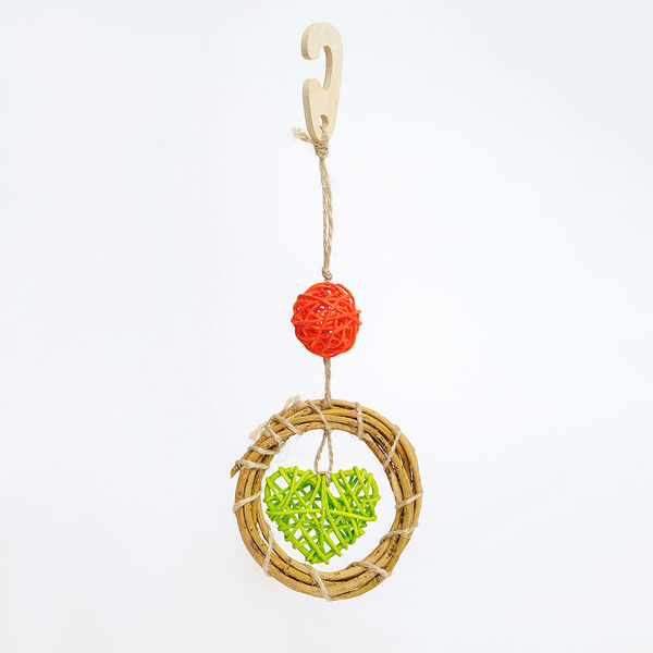 Игрушка для грызунов Petmax венок малый 12х9 см