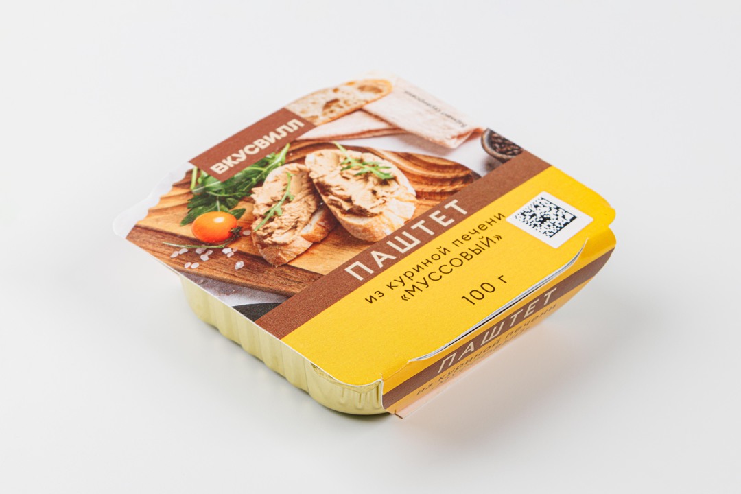 

Паштет из куриной печени ВкусВилл Муссовый 100 г