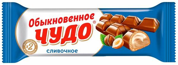 Батончик вафельный Обыкновенное чудо сливочное 55 г