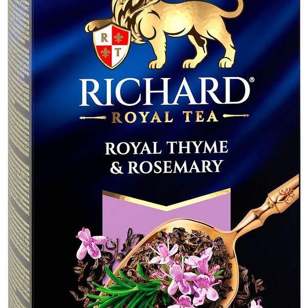 Чёрный чай Richard Royal Thyme & Rosemary Королевский чабрец и розмарин 25 шт. х 2 г
