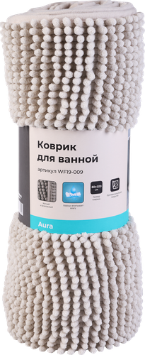 

Коврик для ванной HOMECLUB Aura 80х100см, шенилл