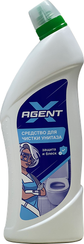 Средство Agent для чистки унитаза 750 мл
