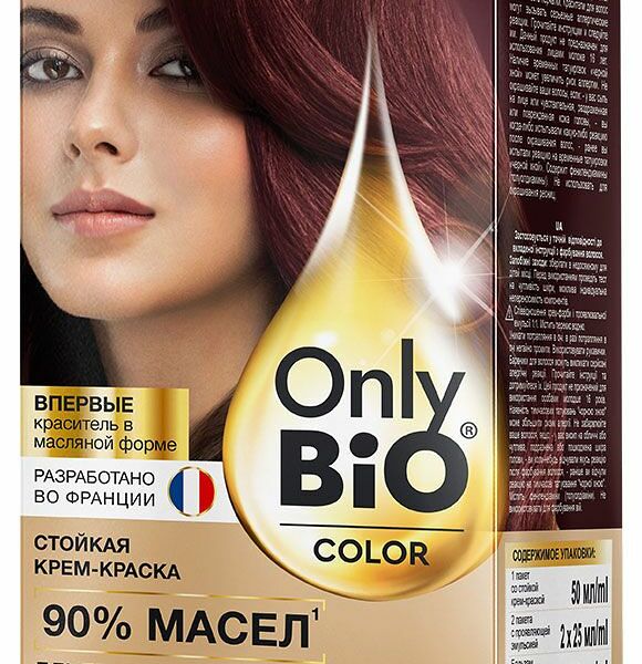 Крем-краска для волос стойкая Only Bio Color 5.6 Красное дерево 115 мл