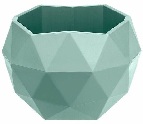 Кашпо Топаз цвет: нефрит 12,3 см, 450 л