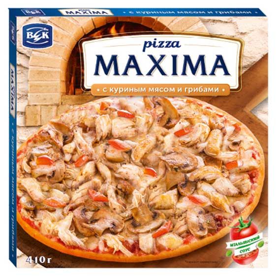 

Пицца Век Maxima с куриным мясом и грибами 410 г