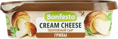 

Сыр творожный Bonfesto Кремчиз Грибы 65% 140 г