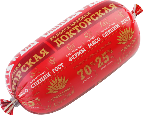 

Колбаса Ишимский мясокомбинат Докторская вареная 400 г