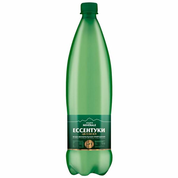 Вода Societe Minerale Ессентуки минеральная лечебно-столовая газированная 1 л