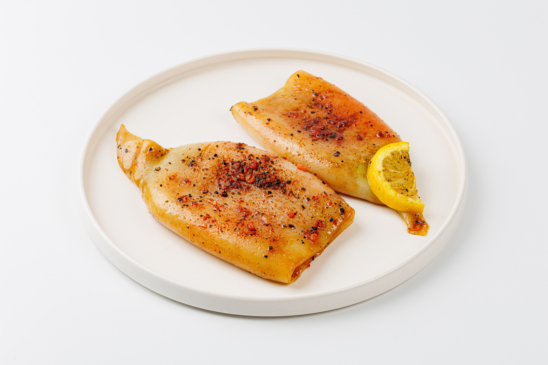 

Кальмар тушка со специями Перец лимонный и оливковым маслом, вес