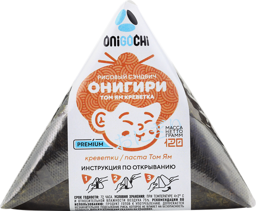 

Онигири Onigochi Том Ям креветка 120 г