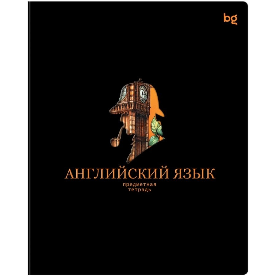

Тетрадь BG предметная 48 л, Английский язык, soft-touch ламинация
