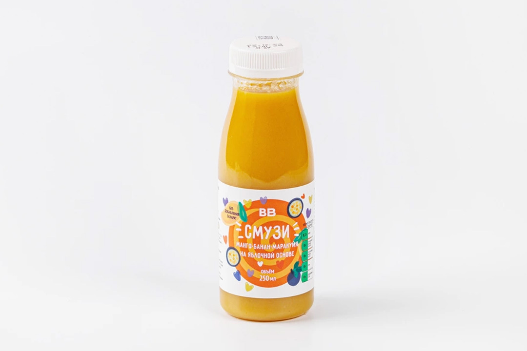 

Смузи ВкусВилл Манго-маракуйя 250 мл