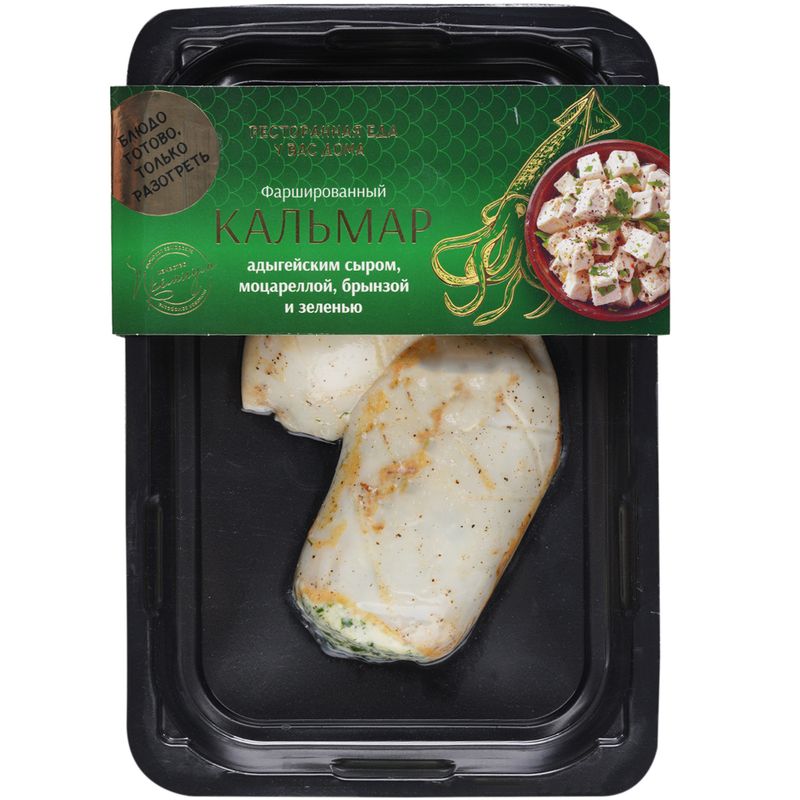 

Кальмар Шифудо обжаренный фаршированный сыром и зеленью замороженный 250 г