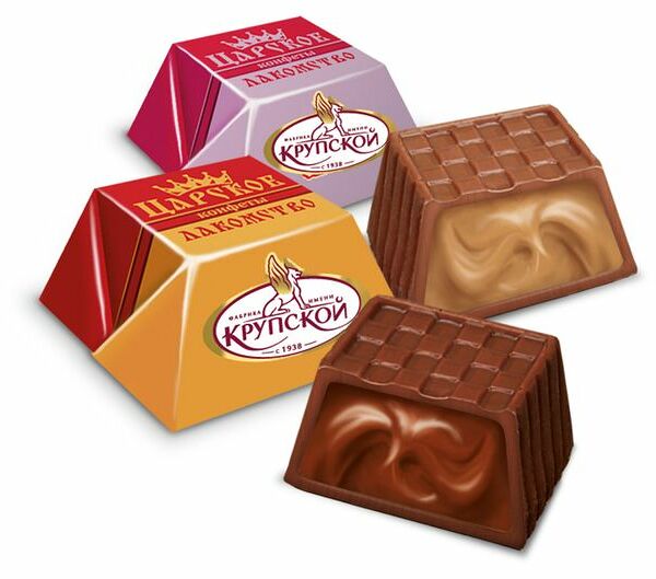 Конфеты шоколадные Царское лакомство Фабрика имени Крупской ассорти вес