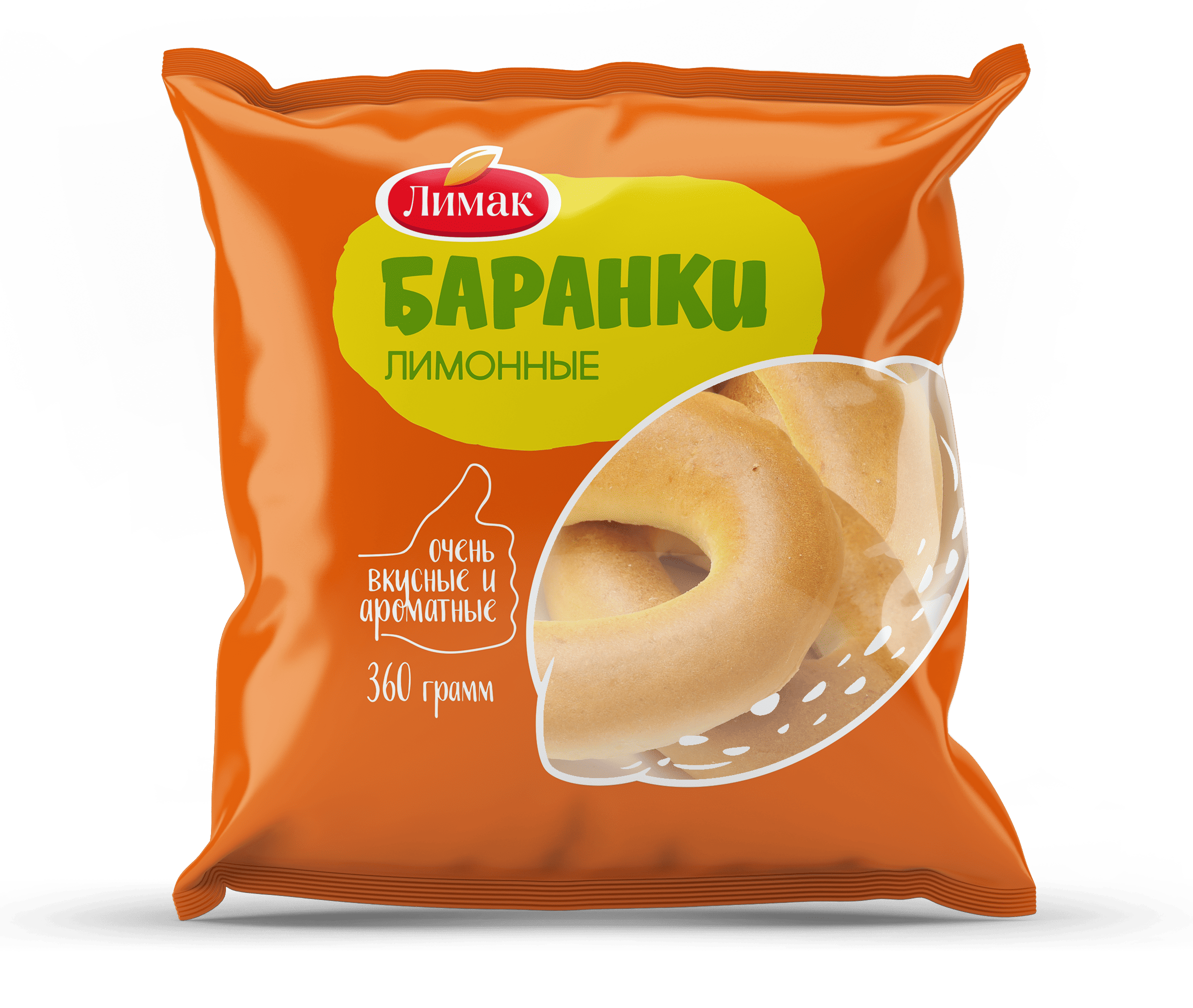 

Баранки Лимак лимонные 360 г