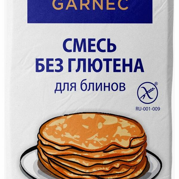 Сухая смесь для блинов Garnec без глютена 600 г