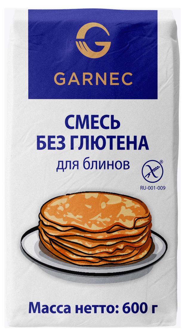 

Сухая смесь для блинов Garnec без глютена 600 г