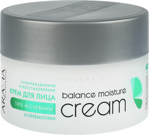 

Крем для лица Aravia Balance Moisture Cream суперувлажнение и восстановление с мочевиной и пребиотиками 150 мл