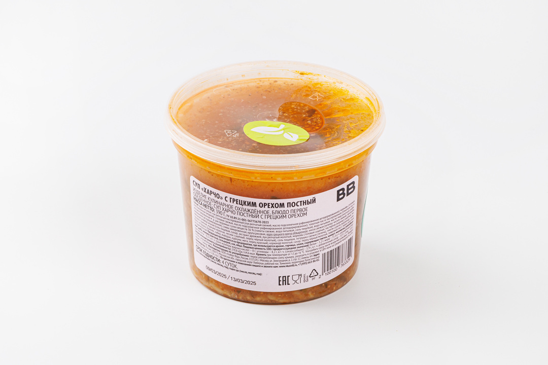

Суп Харчо ВкусВилл с грецким орехом постный 390 г