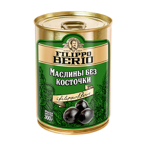 Маслины Filippo Berio без косточки 300 г