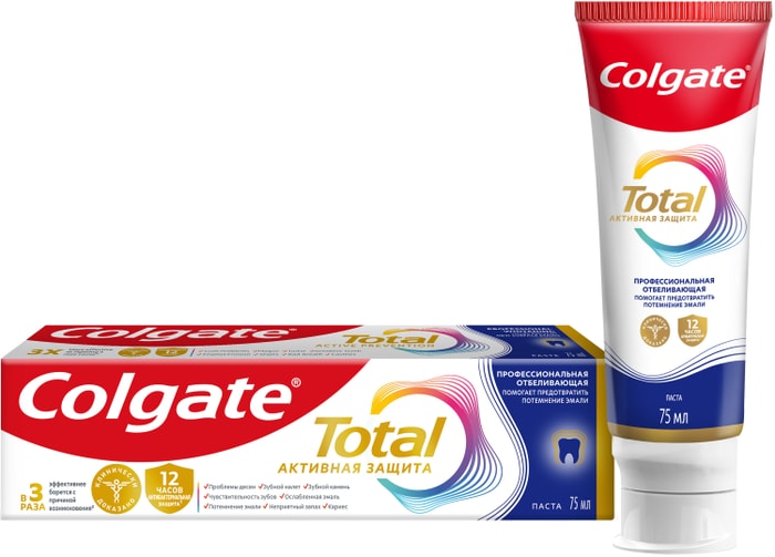 

Зубная паста Colgate Total 12 Профессиональная Отбеливающая 75 мл