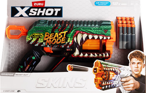 Бластер X-SHOT с мягкими снарядами, Арт. 36561