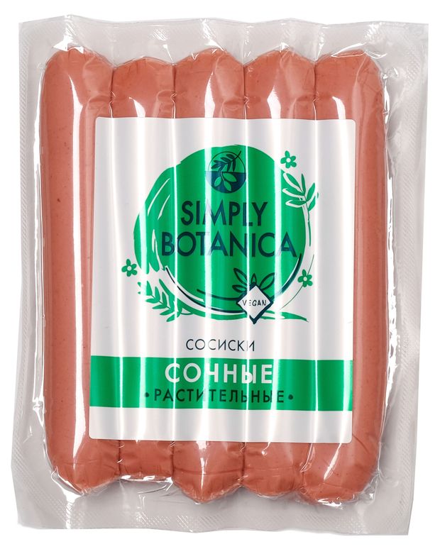 

Сосиски Simply Botanica Сочные растительные вареные 275 г