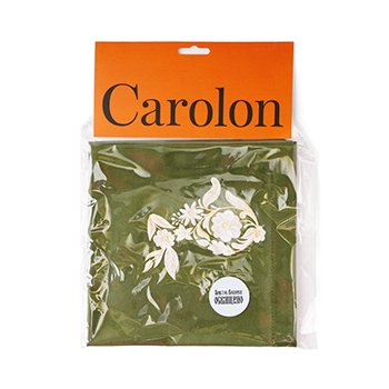 

Салфетка льняная Carolon с вышивкой Пасхальный заяц сервировочная 1 шт. 40х30 см