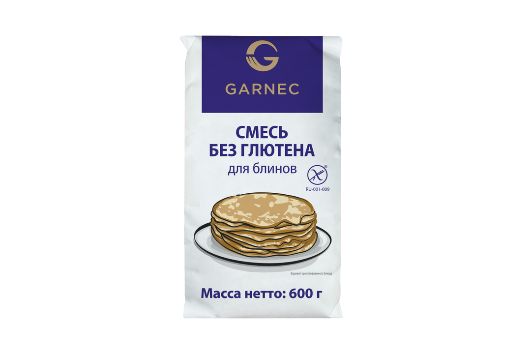 

Сухая смесь для блинов Garnec без глютена 600 г