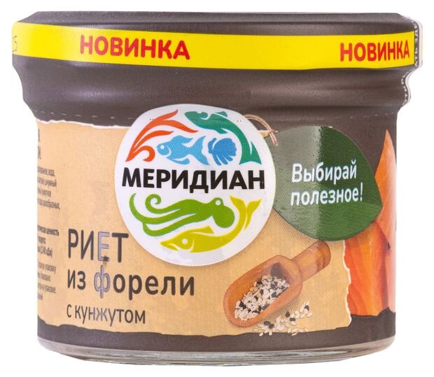 

Риет из форели Меридиан с кунжутом 100 г