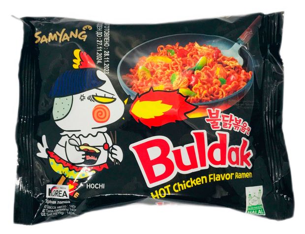 

Лапша быстрого приготовления Samyang острая с курицей 140 г
