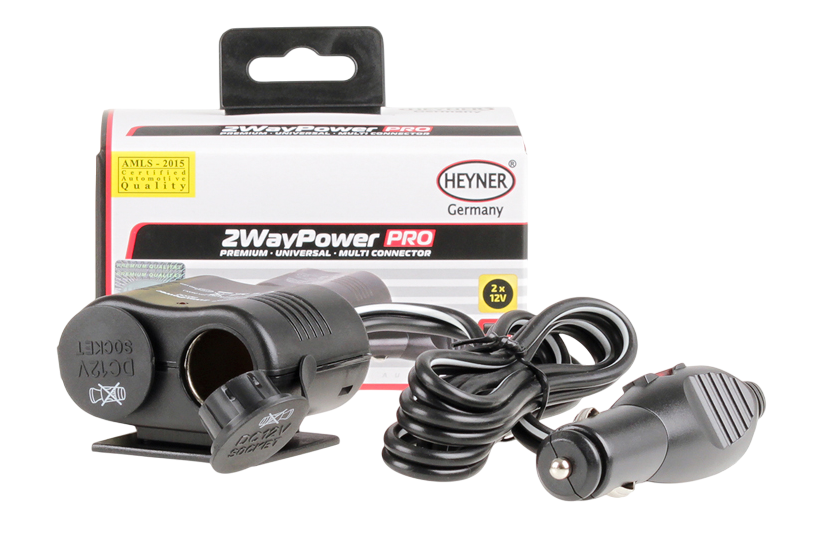

Разветвитель прикуривателя HEYNER 2Way Power PRO с 2мя выходами