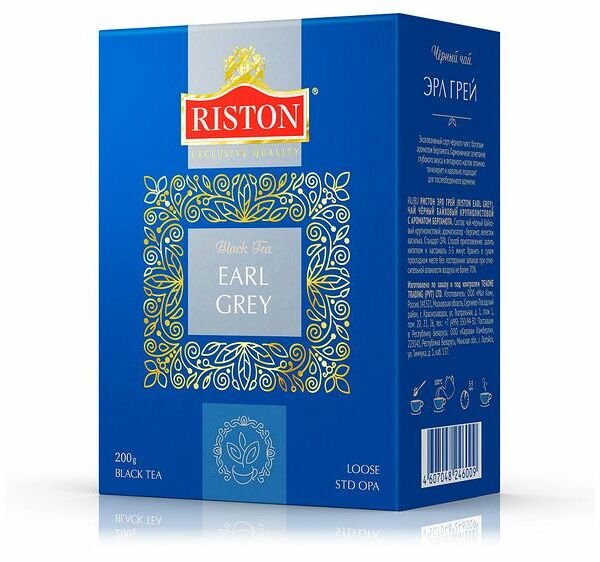 Чай черный Riston Earl Gray листовой 200 г