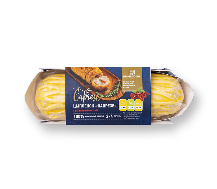 

Цыпленок Prime Foods "Капрезе" с вялеными томатами, вес