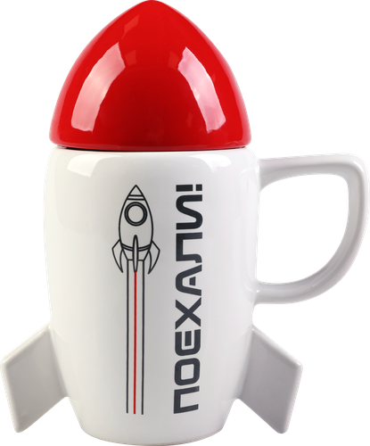 

Кружка Homeclub Ракета доломит 400 мл