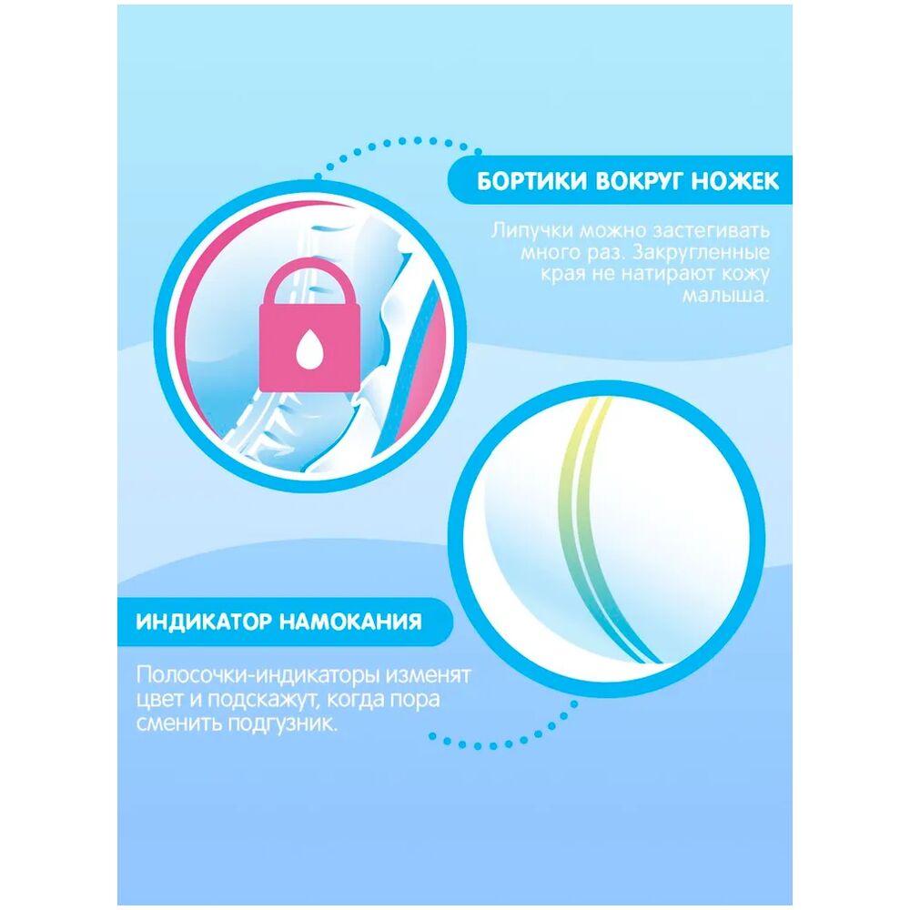 

Подгузники Joonies Premium Soft NB 0-5 кг 72 шт.