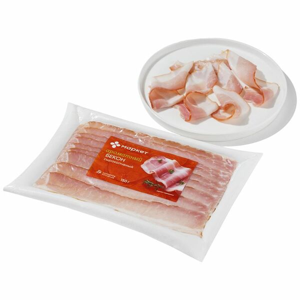 Бекон сырокопчёный Маркет Перекрёсток