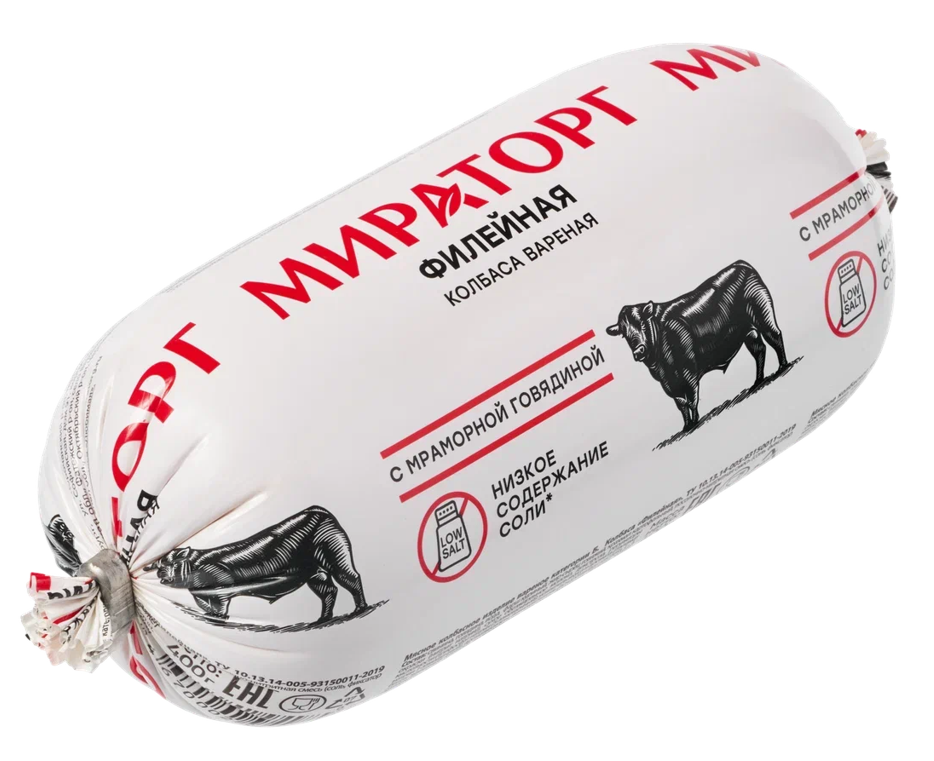 

Колбаса варёная Мираторг Филейная 400 г