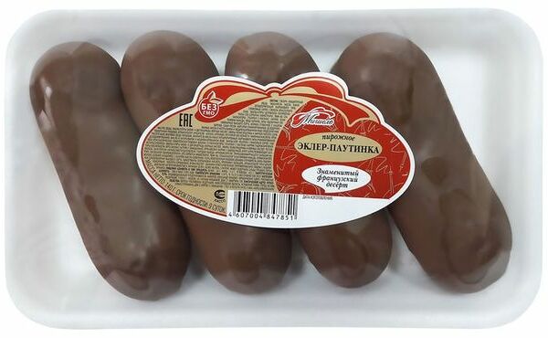 Пирожное Мишель Эклер-паутинка 4 шт 140 г