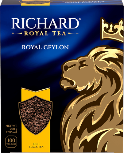 

Чай черный Richard Royal Ceylon 100 пакетиков 200 г