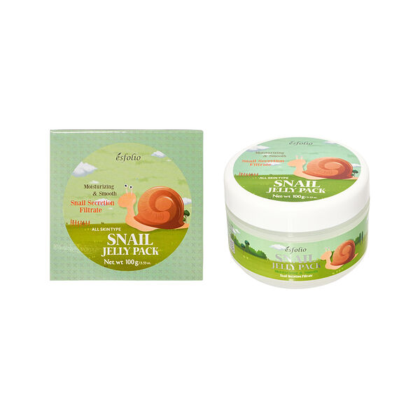 Ночная маска для лица Esfolio с экстрактом секрета улитки 100 г