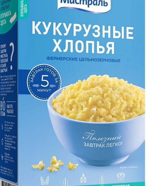 Хлопья мистраль 400 г кукурузные