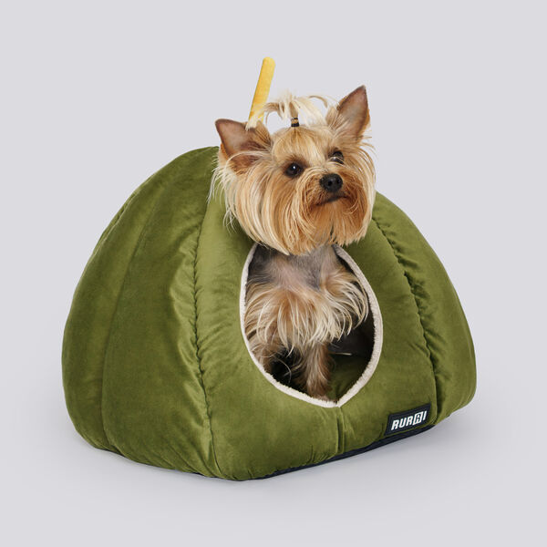 Дом для кошек и собак Rurri оливковый 40x32 см
